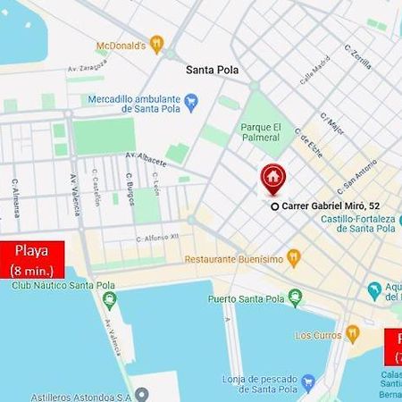 Centrico Apartamento Con Todo A Estrenar En La Playa Santa Pola Exteriör bild